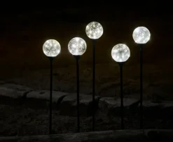 Dekorativ Belysning - Innendørs^Stemning Glasskuler på spyd 50 LED 5-pk.