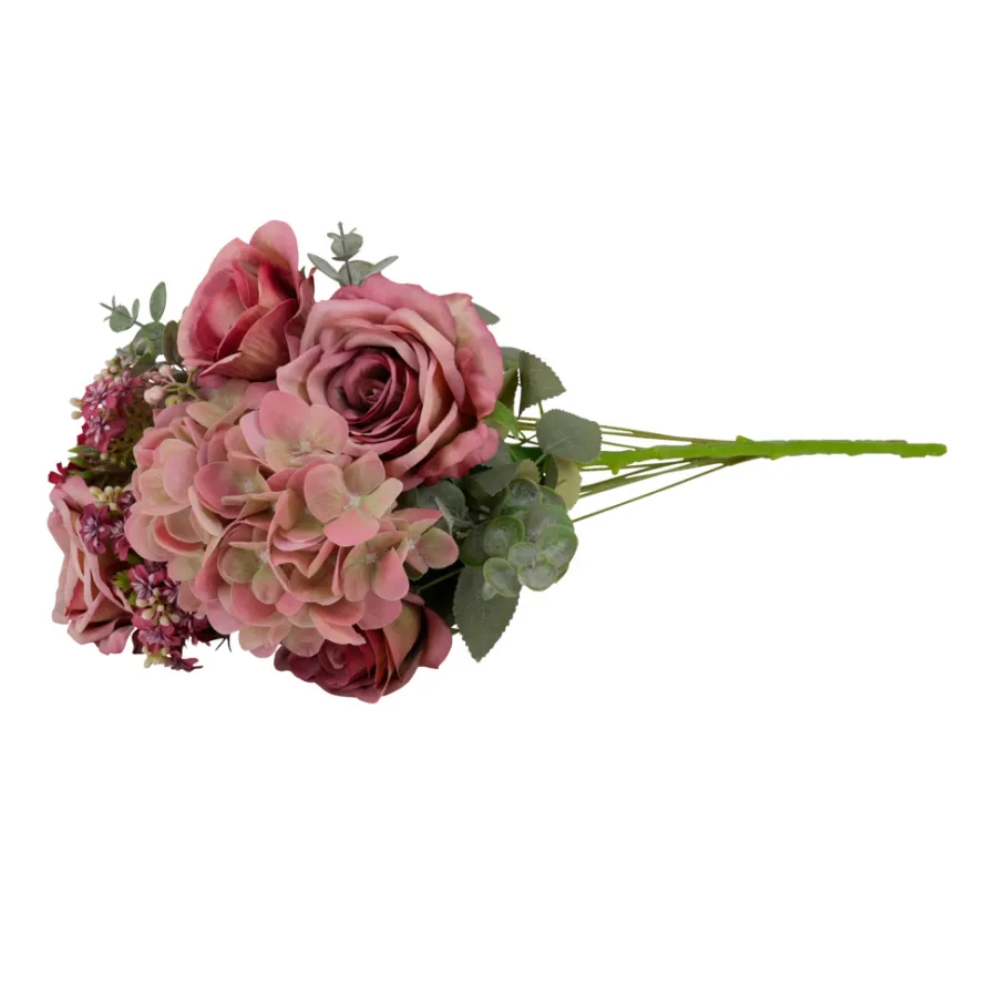 Kunstige Planter^GREENIX kunstig blomsterbukett "Øresund"