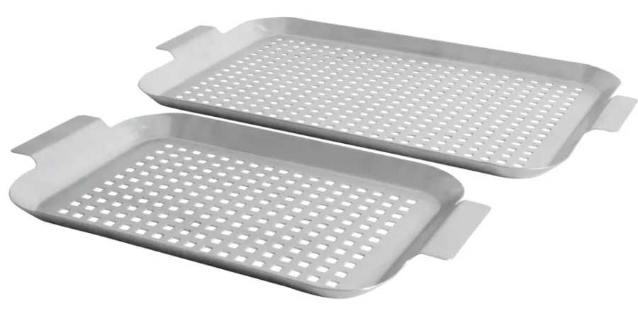 Grilltilbehør^Grillexpert Grillfat 2 stk. medium og stor -