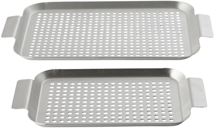 Grilltilbehør^Grillexpert Grillfat 2 stk. medium og stor -
