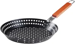 Grilltilbehør^Grillexpert Grillpanne 30,5 cm m/avtagbart håndtak -