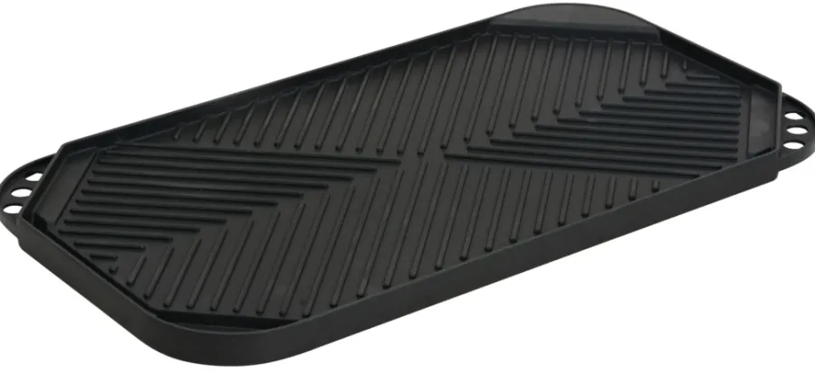 Grilltilbehør^Grillexpert Grillplate helstøpt 49,5 x 27,3 cm - Grillekspert Premium