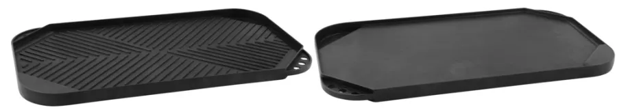 Grilltilbehør^Grillexpert Grillplate helstøpt 49,5 x 27,3 cm - Grillekspert Premium