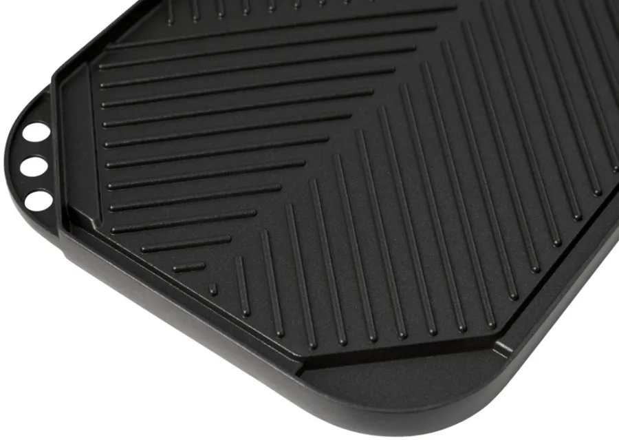 Grilltilbehør^Grillexpert Grillplate helstøpt 49,5 x 27,3 cm - Grillekspert Premium