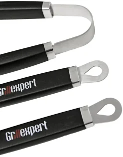 Grilltilbehør^Grillexpert Grillsett med 3 deler -