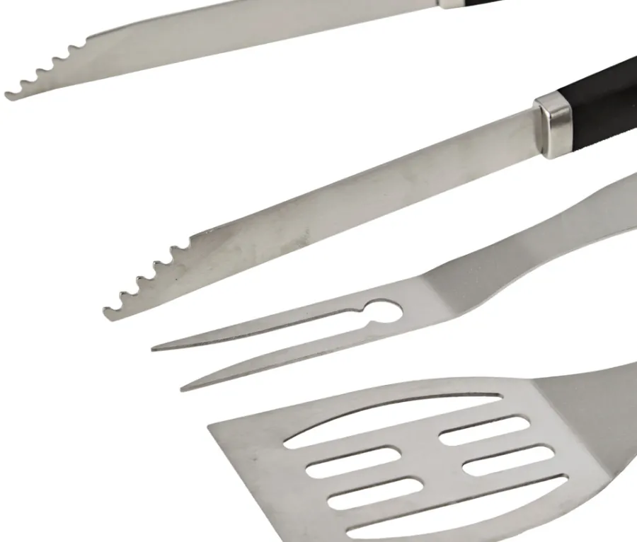 Grilltilbehør^Grillexpert Grillsett med 3 deler -