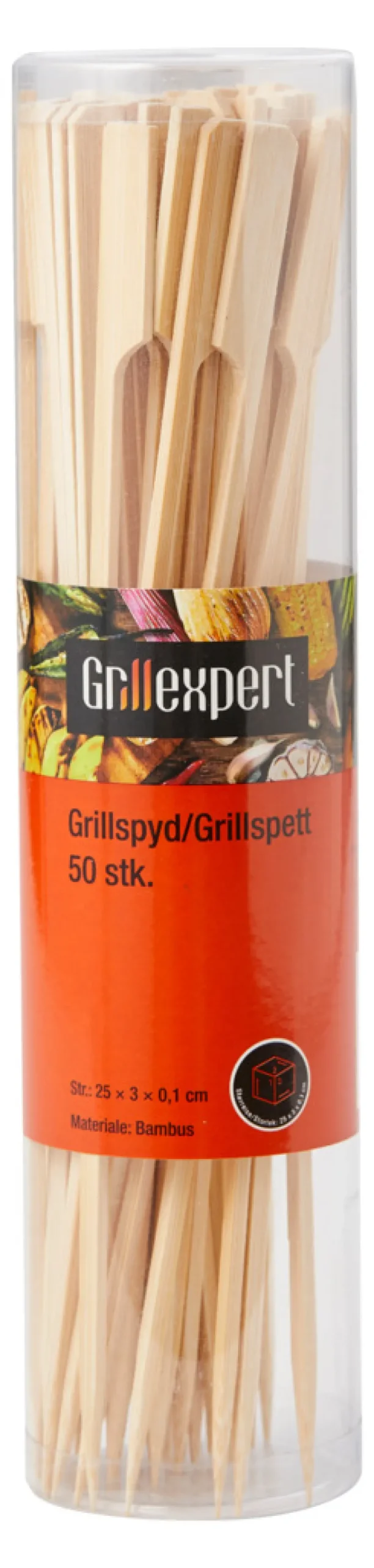 Grilltilbehør^Grillexpert Grillspyd bambus 50 stk. -