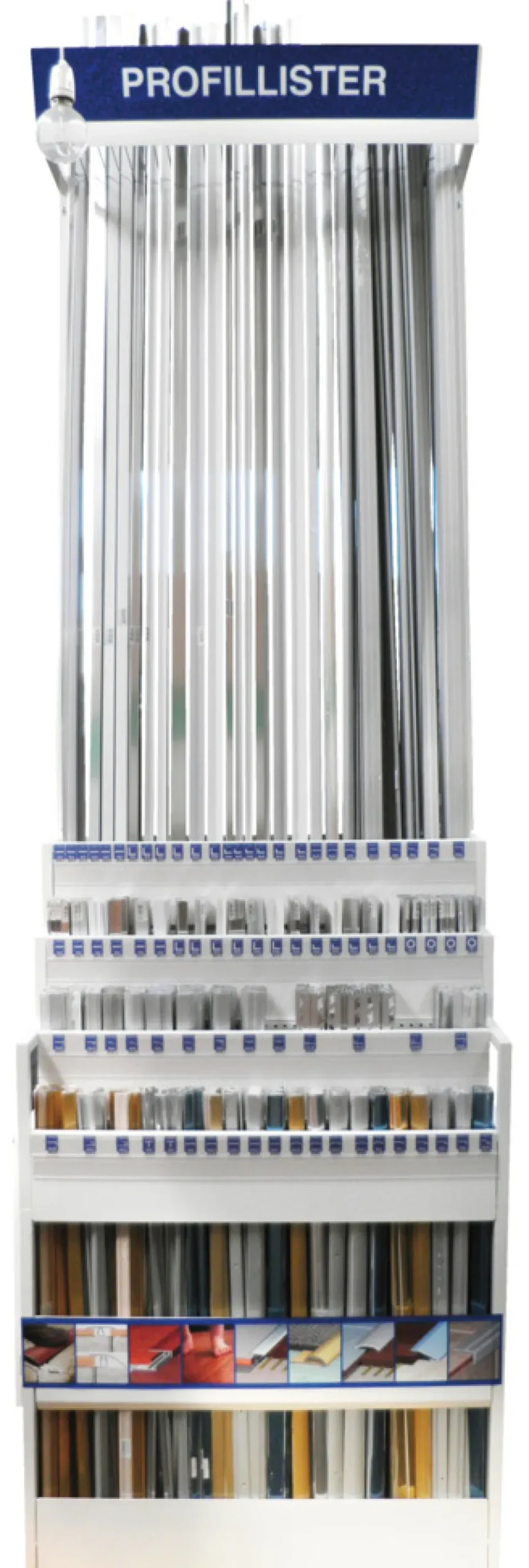 Profillister^ Gulvprofil aluminium - 2,5 x 25 mm x 0,9 m