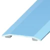 Profillister^ Gulvprofil børstet stål - 2,1 x 31 mm x 0,9 m