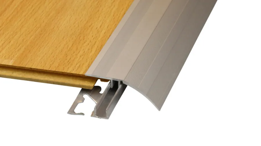 Profillister^ Gulvprofil topp aluminium - 2 x 52 mm x 0,9 m