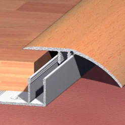 Profillister^ Gulvprofil topp aluminium - 2 x 52 mm x 0,9 m