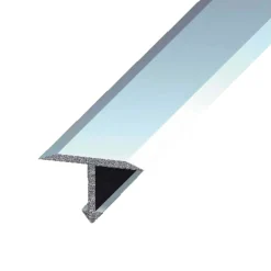 Profillister^ Gulvprofil T - sølv - 9 x 14 mm x 0,9 meter