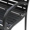 Sesongavslutning|Hagebenker^Sunlife Hagebenk Amsterdam svart 125 x 60 cm - ®