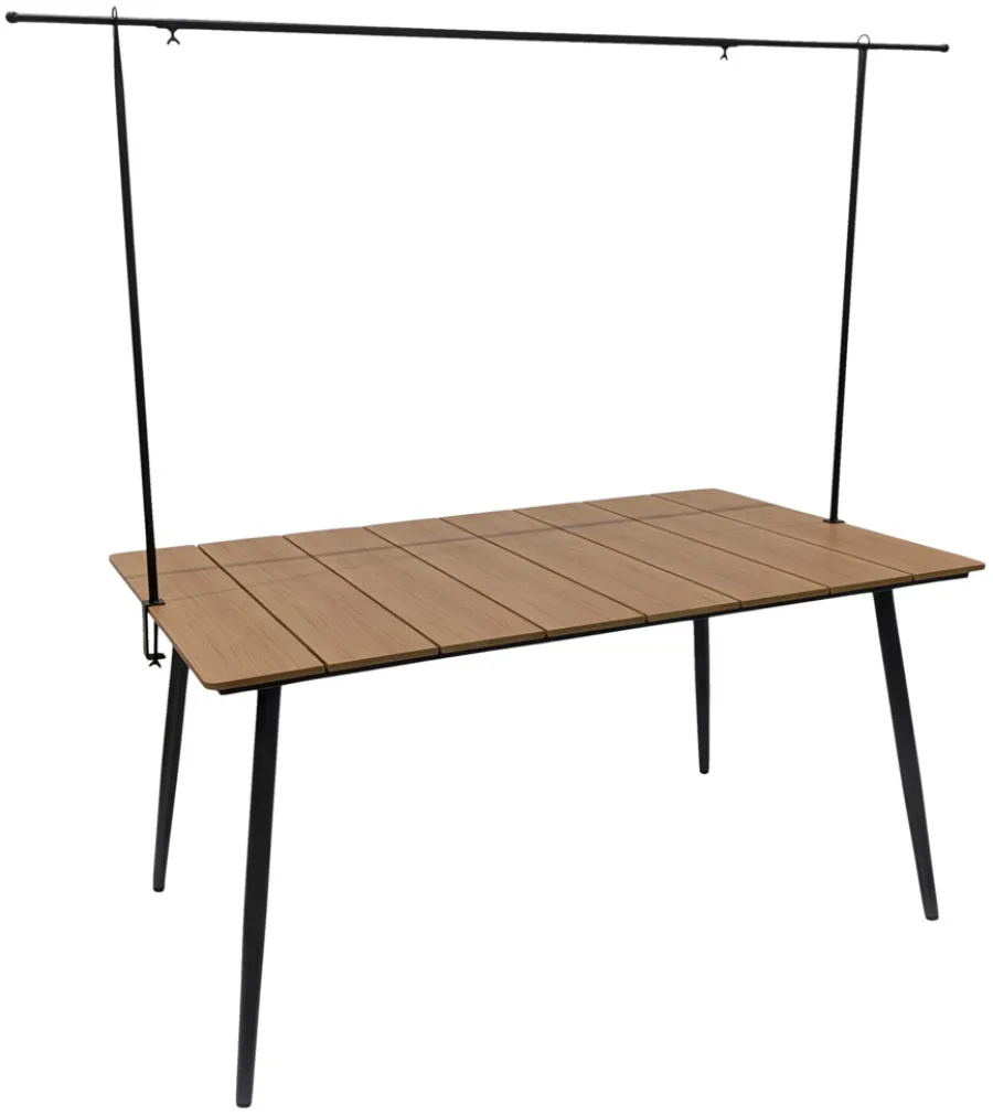 Sesongavslutning|Hagebord^Sunlife Hagebord Beijing svart/teak 148 x 85 cm - ® Teak/svart
