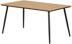 Sesongavslutning|Hagebord^Sunlife Hagebord Beijing svart/teak 148 x 85 cm - ® Teak/svart