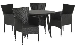 Sesongavslutning|Hagebord^Sunlife Hagebord Madrid Ø110 cm - ® Svart
