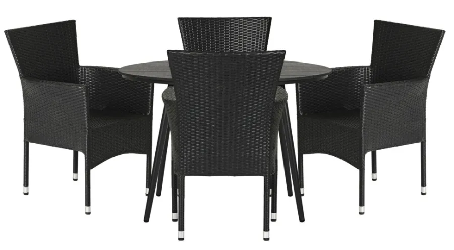 Sesongavslutning|Hagebord^Sunlife Hagebord Madrid Ø110 cm - ® Svart