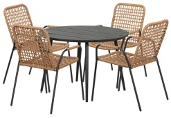 Sesongavslutning|Hagebord^Sunlife Hagebord Madrid Ø110 cm - ® Svart