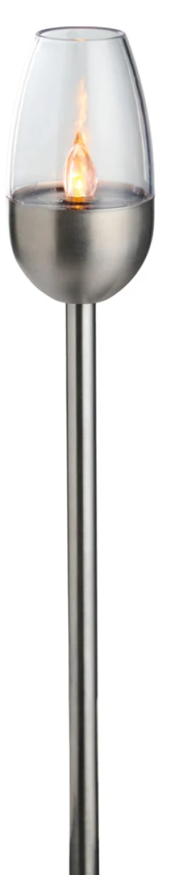 Solcellelamper^Garden Hagefakler med solceller 38 cm 4-pk. - ® Metallfarget