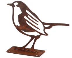 Lys & Hagedekorasjoner^Gardenlife Land Hagefigur rødstrupe H10,1 cm Rust