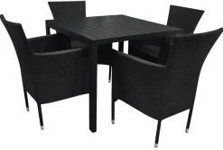 Sesongavslutning|Hagestoler^Sunlife Hagestol Bangkok i metall og svart polyrotting - ®