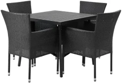 Sesongavslutning|Hagestoler^Sunlife Hagestol Bangkok i metall og svart polyrotting - ®