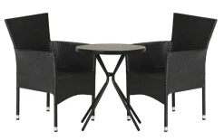 Sesongavslutning|Hagestoler^Sunlife Hagestol Bangkok i metall og svart polyrotting - ®