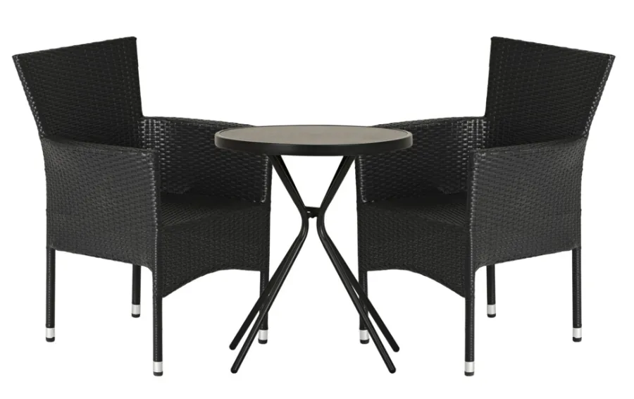 Sesongavslutning|Hagestoler^Sunlife Hagestol Bangkok i metall og svart polyrotting - ®