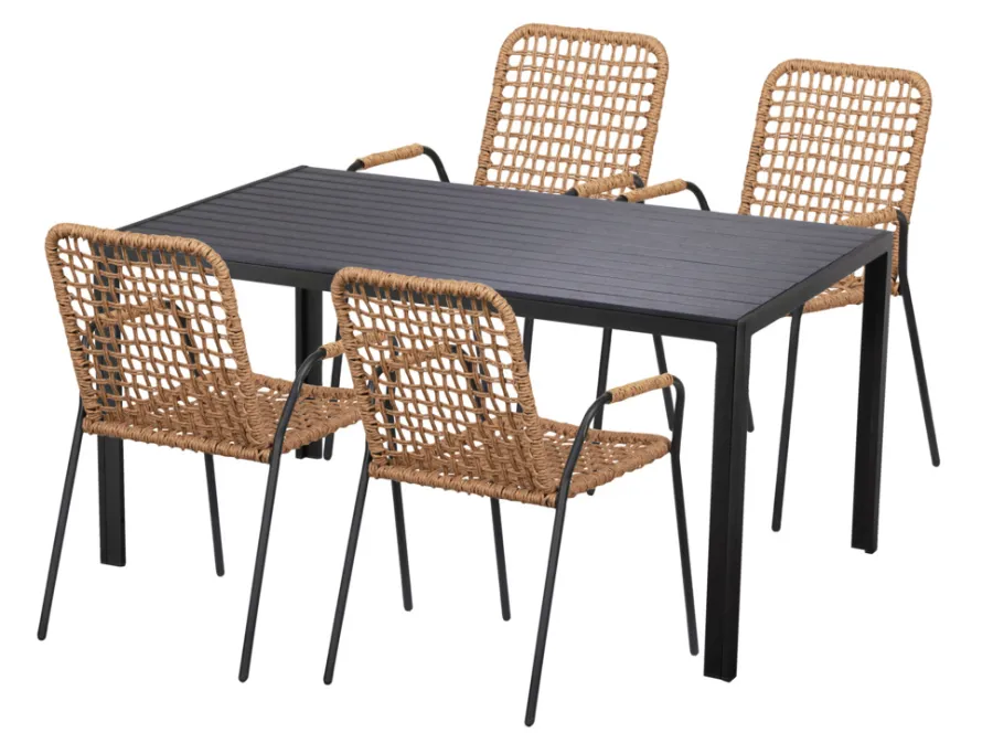 Hagestoler^Sunlife Hagestol Madison – ® Svart/natur