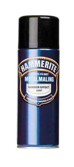 Spraymaling^Hammerite metallmaling hammereffekt 400 ml Svart