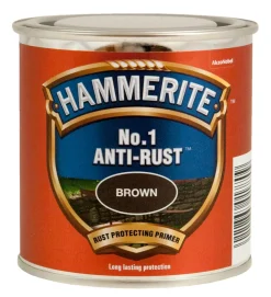 Metallmaling Utendørs|Tre- Og Metallmaling^Hammerite No. 1 Anti Rust Primer 250 ml Brun