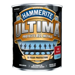 Metallmaling Utendørs|Tre- Og Metallmaling^Hammerite Ultima metallmaling 750 ml Rød
