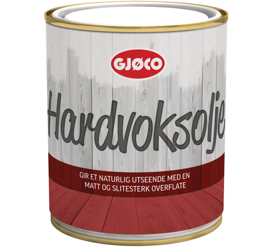 Tre- Og Metallmaling^Gjøco Hardvoksolje 0,68 liter -
