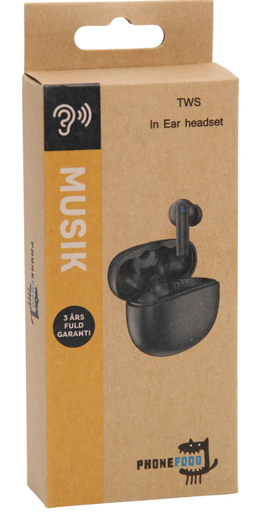 Lyd & Tilbehør Til Mobiltelefoner^PhoneFood Headset in-ear TWS trådløs