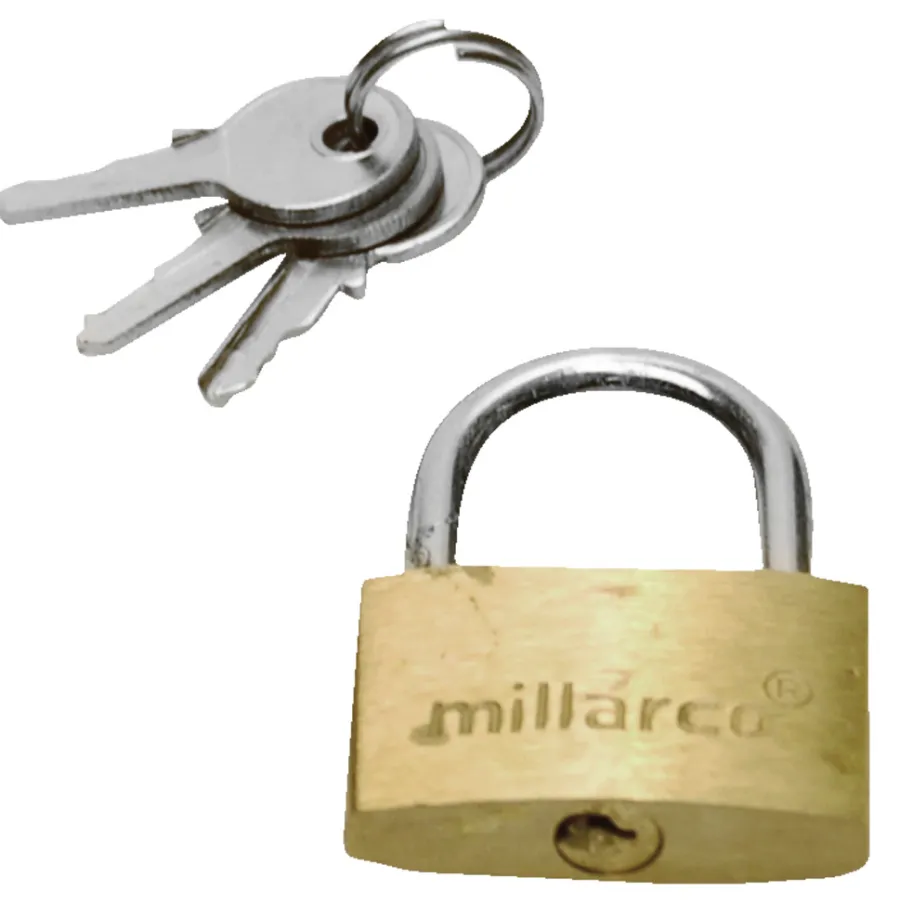 Hengelåser^Millarco Hengelås m/tre nøkler 30 mm