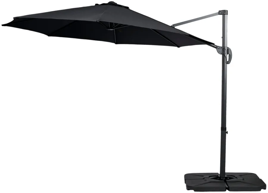 Sesongavslutning|Parasoller Og Markiser^Sunlife Hengeparasoll Washington Ø300 cm svart - ®