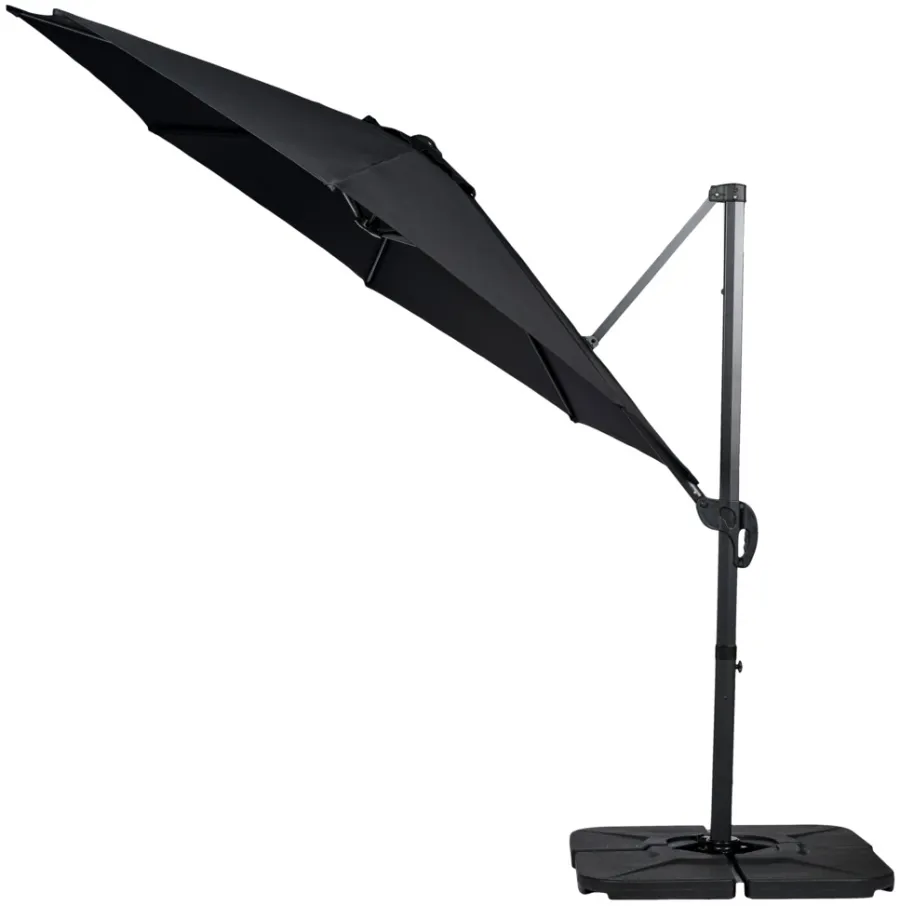 Sesongavslutning|Parasoller Og Markiser^Sunlife Hengeparasoll Washington Ø300 cm svart - ®