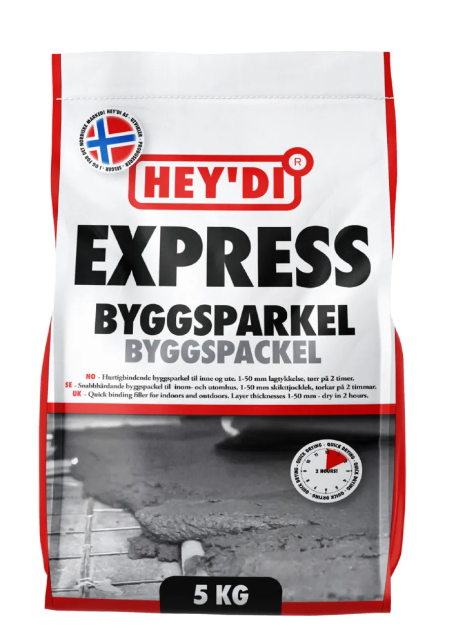 Sparkelmasse^Hey'di Express Byggsparkel 5 kg