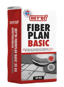 Sement & Mørtel^Hey'di Fiberplan Basic avrettingsmasse 20 kg