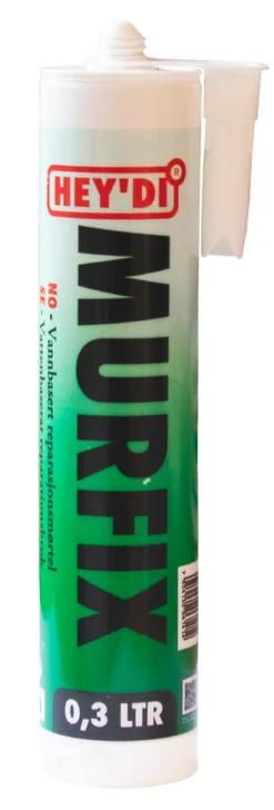 Sement & Mørtel^Hey'di Murfix reparasjonsmørtel 0,3 liter Grå