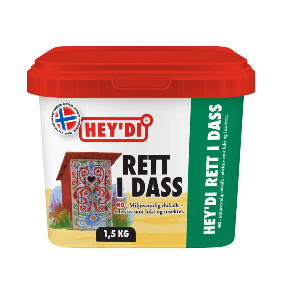 Campingutstyr^Hey'di Rett i Dass dokalk 1,5 kg