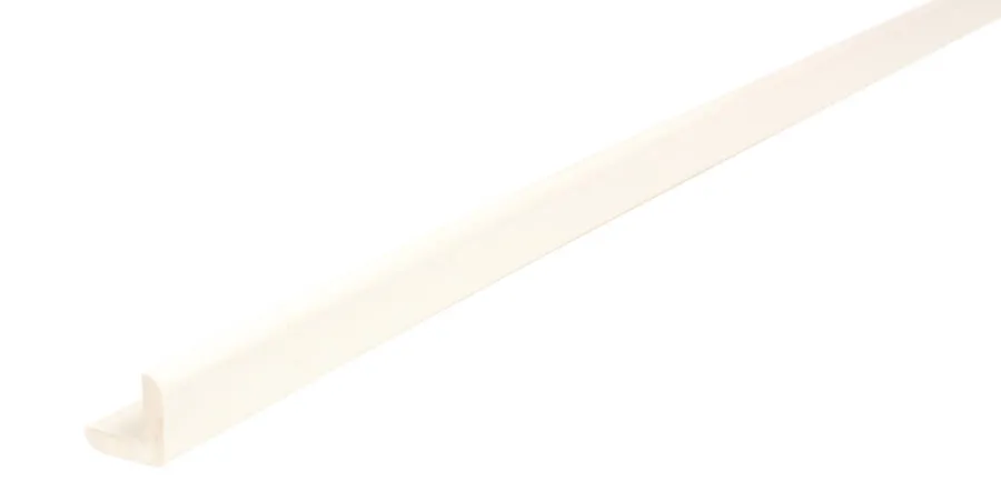Lister^Hornbaek Hjørnelist plast hvit – 20 x 20 x 3000 mm