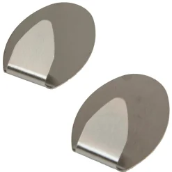 Knagger & Knaggrekker^Target Håndklekroker oval 2 stk. metall -