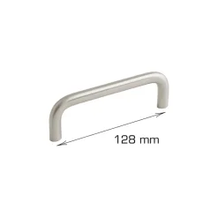 Grep & Hengsler^Home it Håndtak U-form stål 128 mm - 2 stk.
