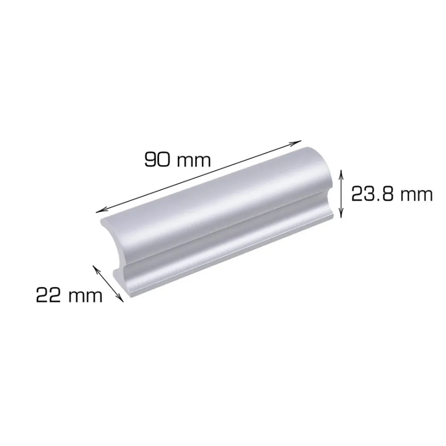 Grep & Hengsler^Home it Håndtak vindu aluminium 90 mm