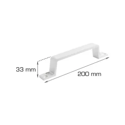 Grep & Hengsler^Home it Håndtak vinklet 33 x 200 mm