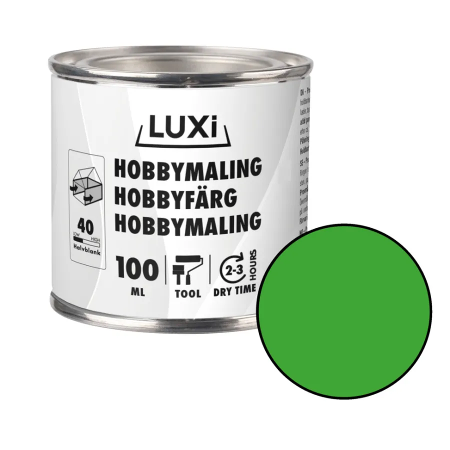 Hobbymaling^Luxi Hobbymaling 100 ml - Grønn