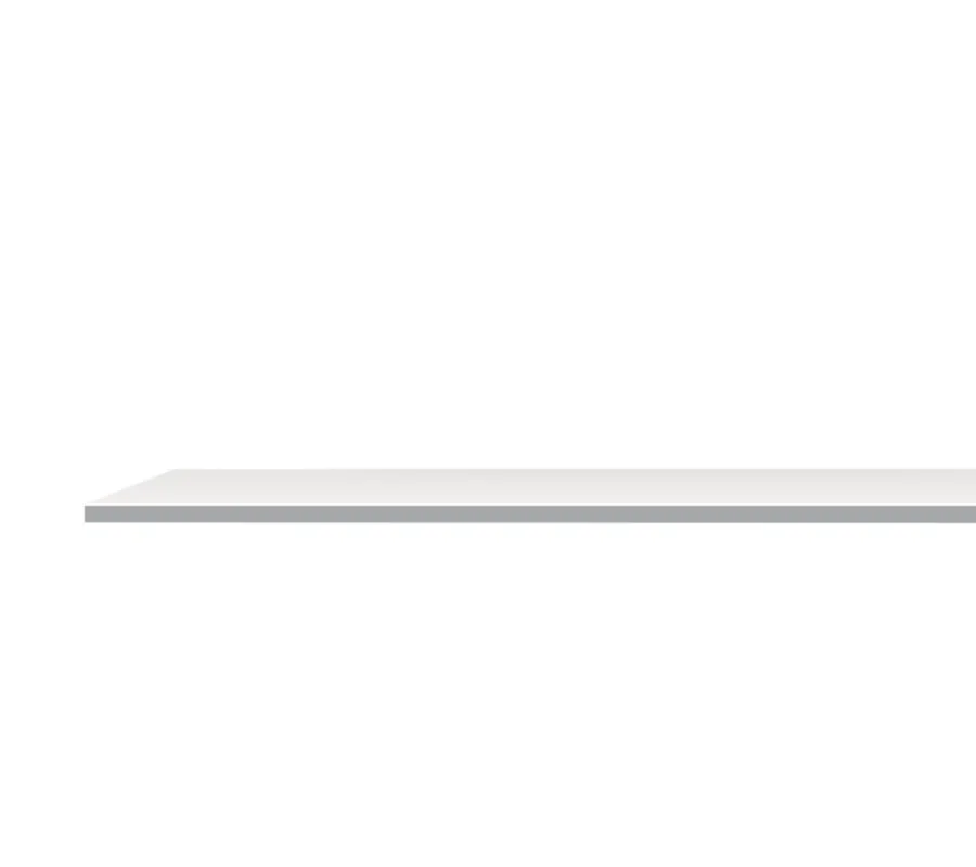 Hyller^Snapwall Hobbyplate hvit 18 x 300 x 2400 mm