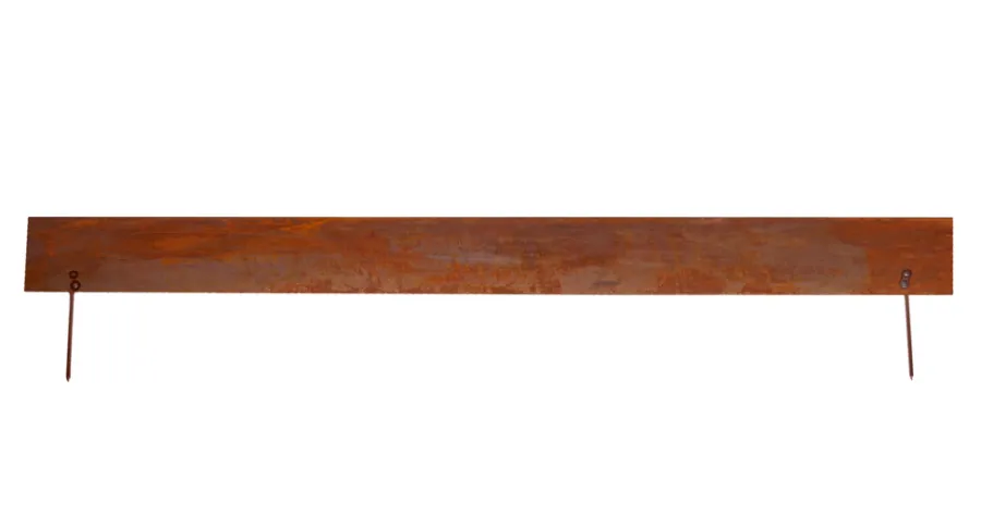 Bedkanter & Minigjerder^HORTUS bedkant råjern med jordspyd L110 cm