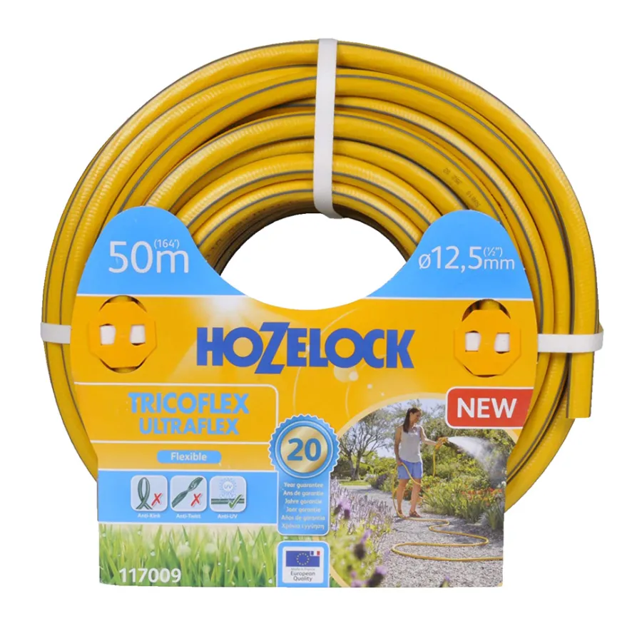 Hageslanger Og Tilbehør^Hozelock Ultraflex hageslange - 50 m